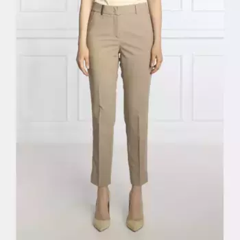 Брюки стандартного кроя с добавлением шерсти Peserico, бежевый