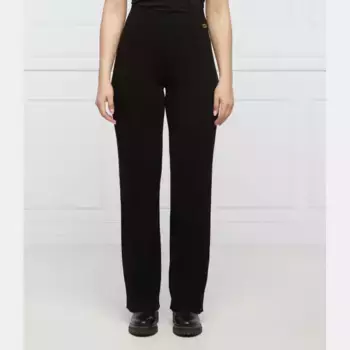 Брюки стандартного кроя высокая талия Twin-Set, черный