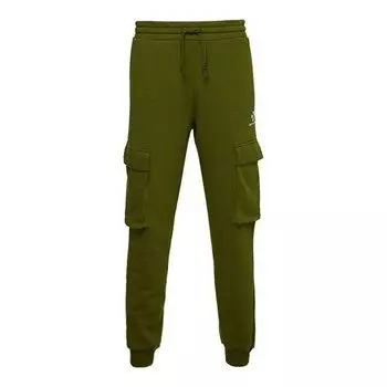 Брюки star chevron emb cargo trouser 'olive green' Converse, зеленый