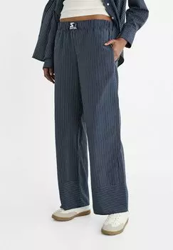 Брюки STARTER PULL ON Stradivarius, цвет dark blue