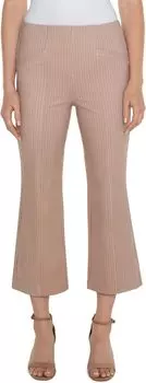 Брюки Stella Kick Flare Mid-Rise Check Printed Ponte 25" Liverpool Los Angeles, цвет Lava Flow Check