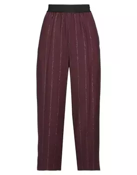 Брюки Stella Mccartney, бордовый