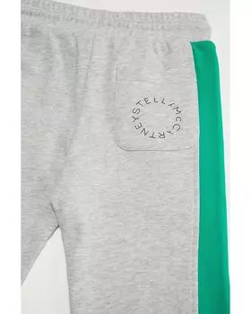 Брюки Stella Mccartney Color-Block Sweatpants, серый