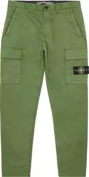 Брюки Stone Island Cargo Pants 'Olive', зеленый
