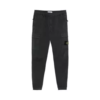 Брюки Stone Island Logo Cargo Pants 'Charcoal', коричневый