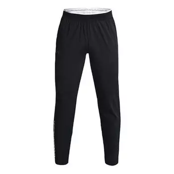 Брюки storm run pants 'black' Under Armour, черный