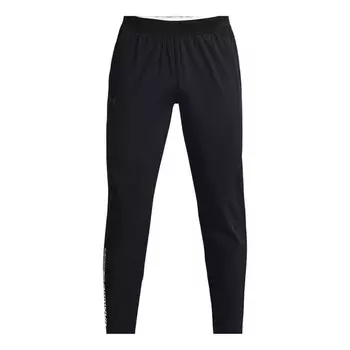 Брюки storm run pants 'black' Under Armour, черный