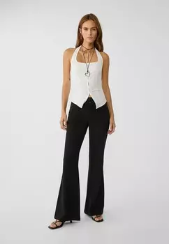 Брюки Stradivarius, черный