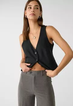 Брюки Stradivarius, темно-серый