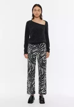 Брюки STRAIGHT CROPPED Bimba Y Lola, черный