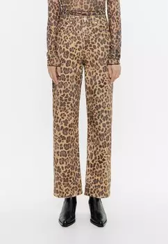 Брюки STRAIGHT CROPPED Bimba Y Lola, коричневый