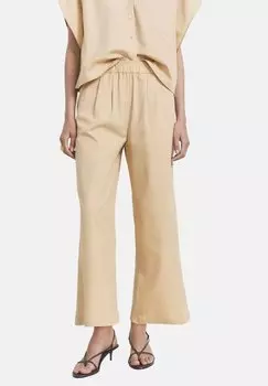 Брюки STRAIGHT-CUT CROP Mango, коричневый