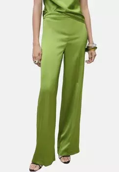Брюки STRAIGHT FIT Mango, зеленый