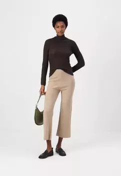 Брюки STRAIGHT FIT PANTS pure cashmere, коричневый