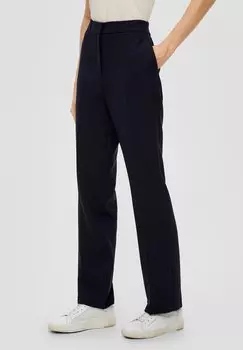 Брюки STRAIGHT-LEG-AUS MIX s.Oliver BLACK LABEL, цвет navy