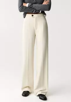 Брюки STRAIGHT-LEG DARTED -SMART PULL&BEAR, желтый