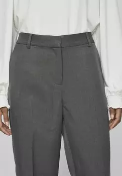Брюки STRAIGHT LEG REGULAR WAIST VILA, темно-серый