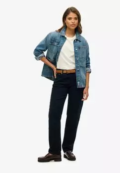 Брюки STRAIGHT LEG Superdry, синий