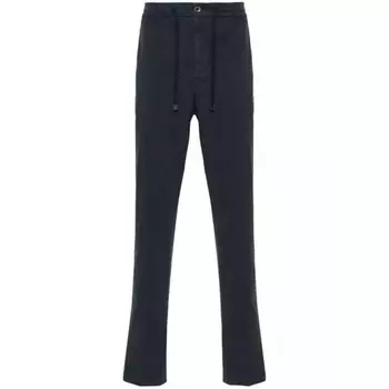 Брюки straight-leg trousers Peserico, синий