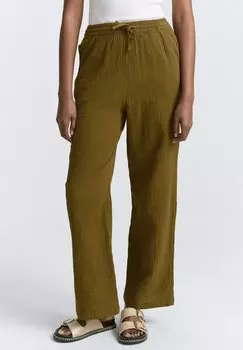 Брюки STRAIGHT TOM TAILOR DENIM, оливковый