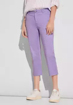 Брюки STREET ONE 3/4, длина 3/4, цвет Smell Of Lavender