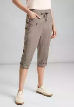 Брюки STREET ONE 3/4, длина 3/4, цвет Sandy Mocca