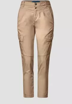 Брюки Street One Hose, бежевый