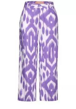 Брюки STREET ONE Loose fit Pants Emee, фиолетовый