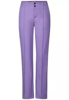 Брюки STREET ONE Slim fit Chino Pants, фиолетовый