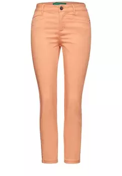Брюки STREET ONE Slim fit Chino Pants, оранжевый