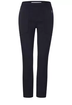 Брюки STREET ONE Slim fit Pants, синий