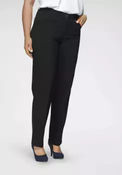 Брюки стрейч KjBRAND "Babsie Bengaline: Комфортные бедра", из эластичного материала, цвет морской волны