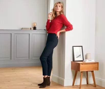 Брюки стрейч Tchibo, темно-синий