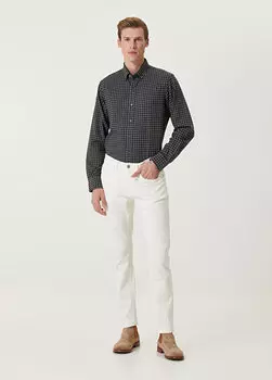 Брюки-стретч цвета экрю Beymen