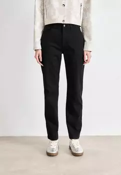 Брюки STRETCH HIGH RISE STRAIGHT PANT Calvin Klein Jeans, черный
