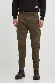 Брюки Stretch Sateen Ergonomic Lens C.P. Company, зеленый