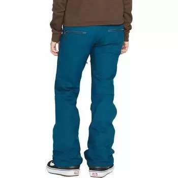 Брюки-стретч Species женские Volcom, синий