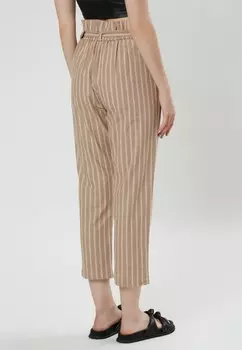 Брюки STRIPED INFLUENCER, коричневый