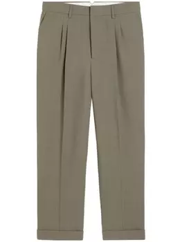 Брюки строгого кроя AMI Paris, серый