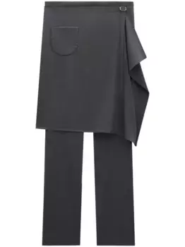 Брюки строгого кроя Courrges, серый