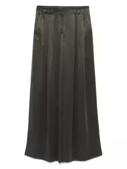 Брюки строгого кроя Giorgio Armani, зеленый