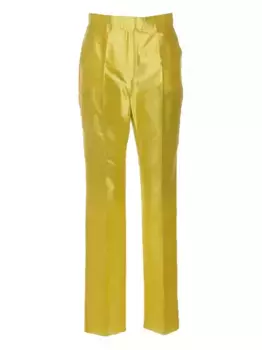 Брюки строгого кроя MAX MARA, желтый