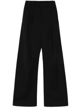 Брюки строгого кроя MM6 Maison Margiela, черный
