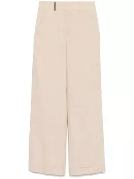 Брюки строгого кроя Peserico, нейтральный