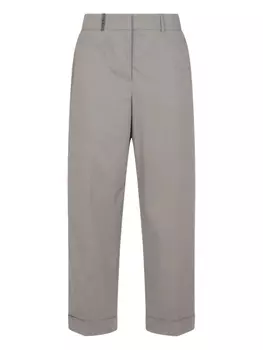 Брюки строгого кроя Peserico, серый