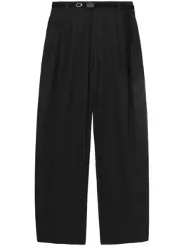 Брюки строгого кроя с поясом Hyein Seo, серый