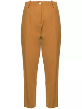 Брюки строгого кроя с завышенной талией Alysi, нейтральный цвет