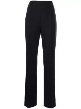 Брюки строгого кроя с завышенной талией Philosophy Di Lorenzo Serafini, синий