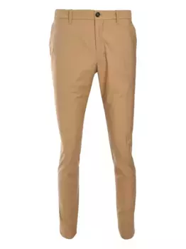 Брюки строгого кроя slowear, коричневый