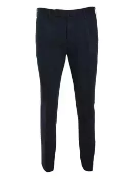 Брюки строгого кроя slowear, синий